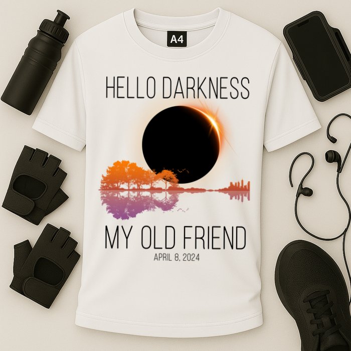 Hello Darkness My Old Friend Solar Eclipse April 8 Performance Shirt