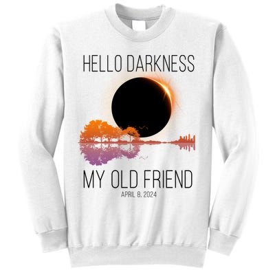 Hello Darkness My Old Friend Solar Eclipse April 8 Sweatshirt