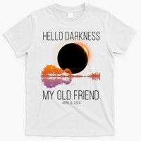 Hello Darkness My Old Friend Solar Eclipse April 8 T-Shirt