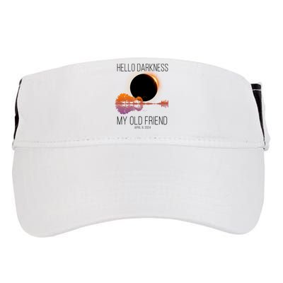 Hello Darkness My Old Friend Solar Eclipse April 8 Adult Drive Performance Visor