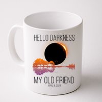 Hello Darkness My Old Friend Solar Eclipse April 8 Mug