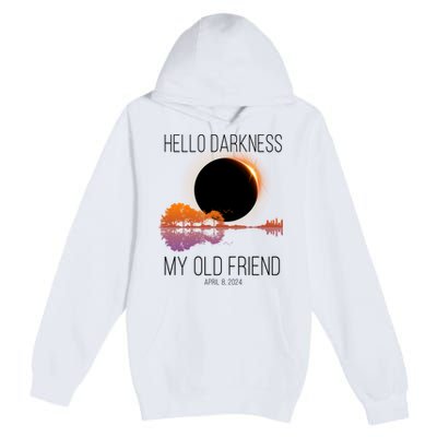 Hello Darkness My Old Friend Solar Eclipse April 8 Premium Pullover Hoodie