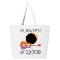 Hello Darkness My Old Friend Solar Eclipse April 8 25L Jumbo Tote