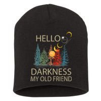 Hello Darkness My Old Friend Solar Eclipse April 08 2024 Short Acrylic Beanie