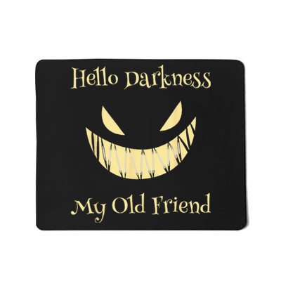 Hello Darkness My Old Friend Scary Pumpkin Mousepad