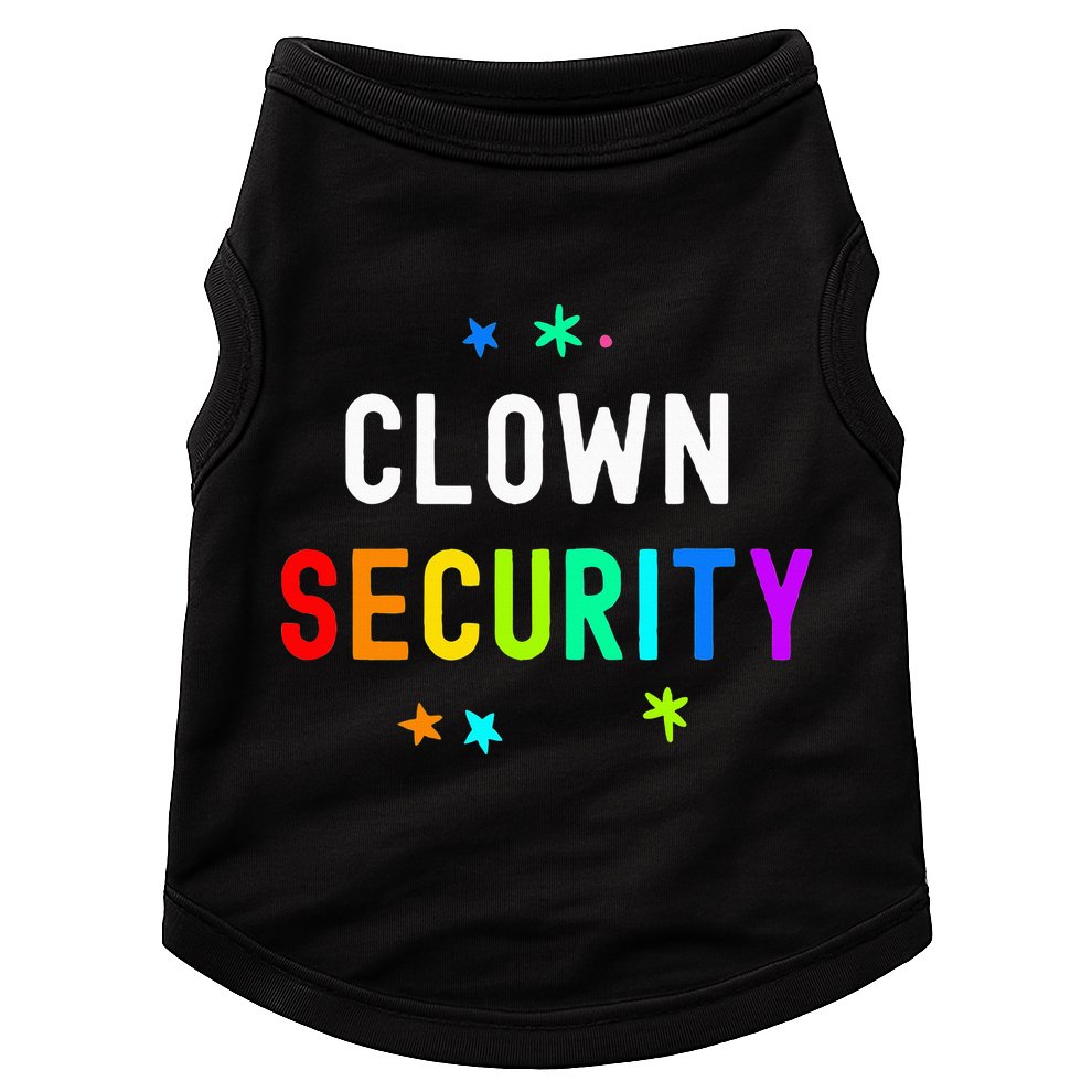 Halloween Dad Mom Daughter Adult Costume Clown Security Doggie Tank