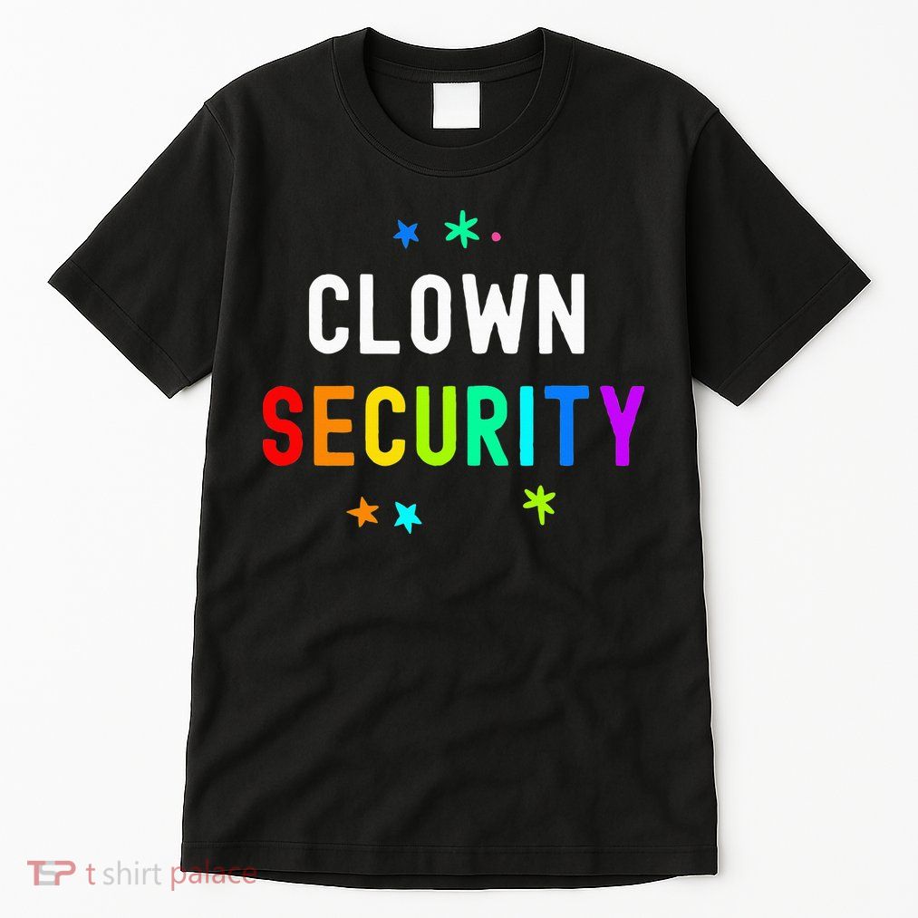 Halloween Dad Mom Daughter Adult Costume Clown Security Tall T-Shirt