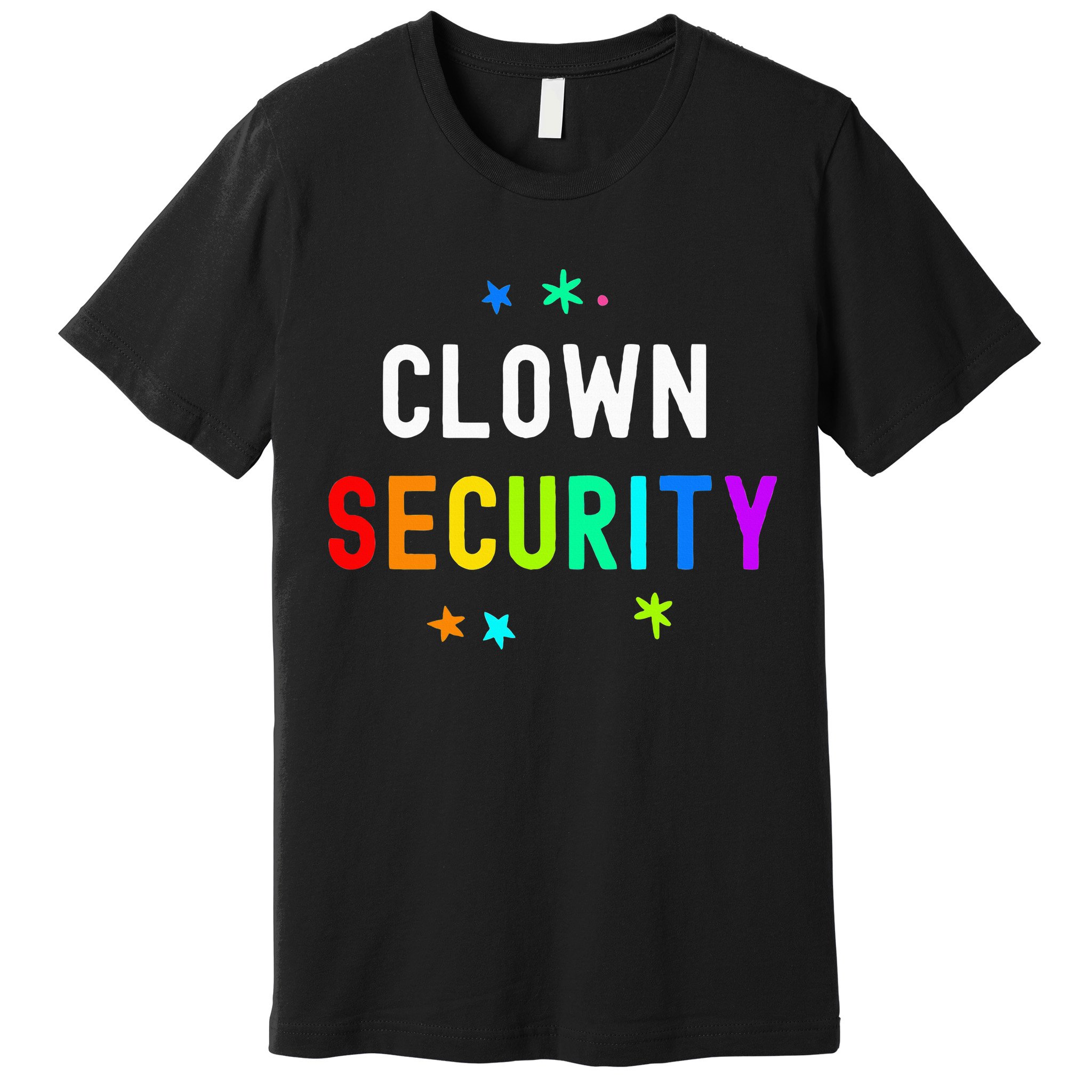 Halloween Dad Mom Daughter Adult Costume Clown Security Premium T-Shirt