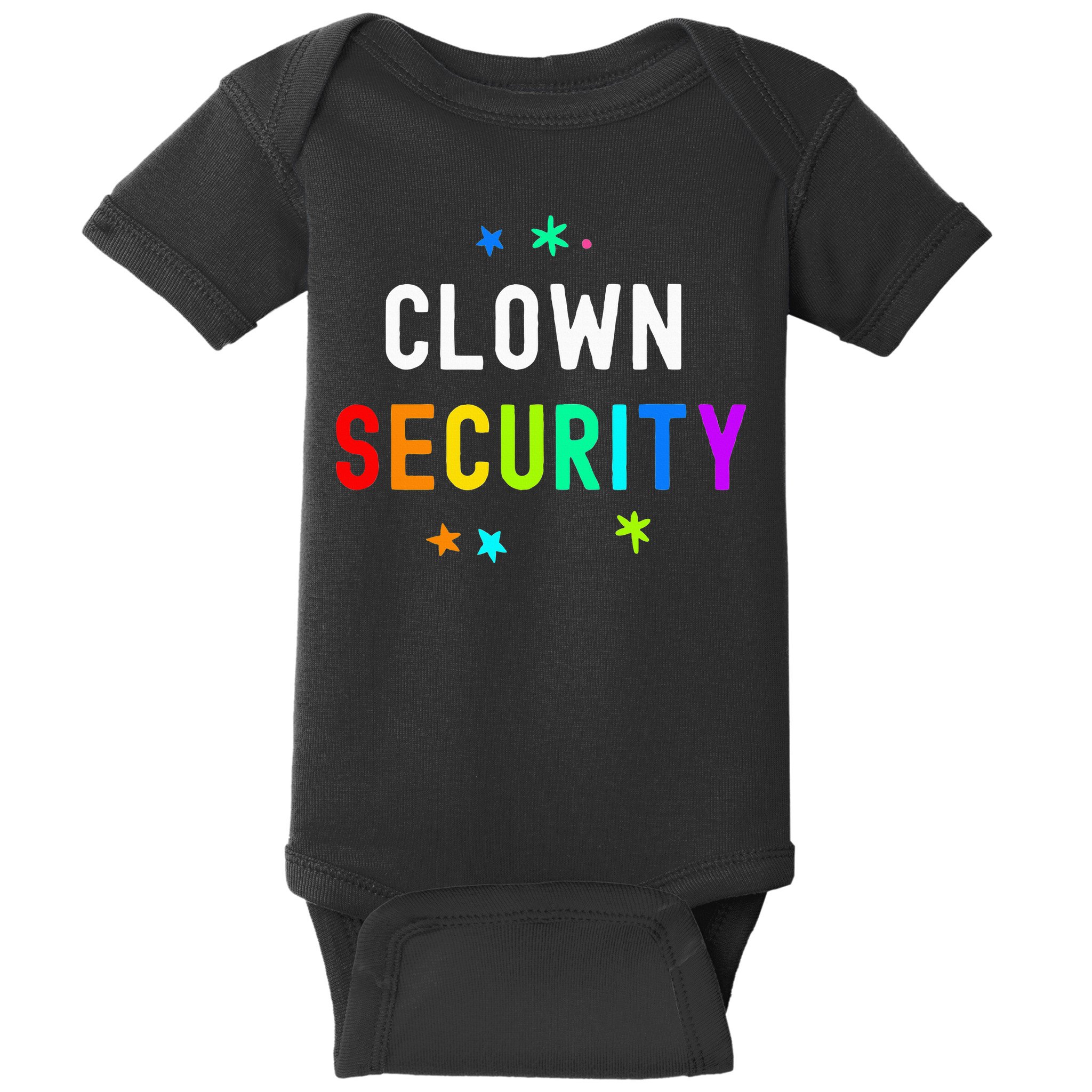 Halloween Dad Mom Daughter Adult Costume Clown Security Baby Bodysuit
