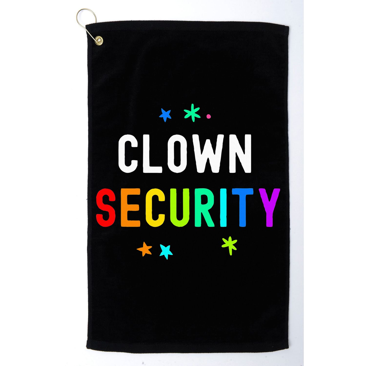 Halloween Dad Mom Daughter Adult Costume Clown Security Golf Towel