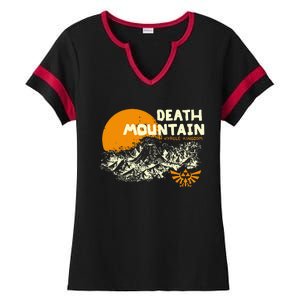 Hyrule Death Mountain Scenery Ladies Halftime Notch Neck Tee