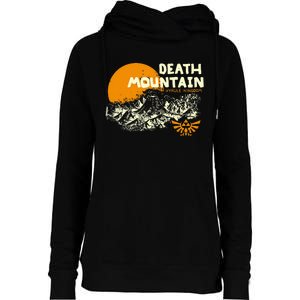 Hyrule Death Mountain Scenery Womens Funnel Neck Pullover Hood