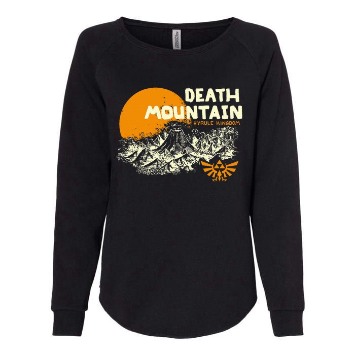 Hyrule Death Mountain Scenery Womens California Wash Sweatshirt