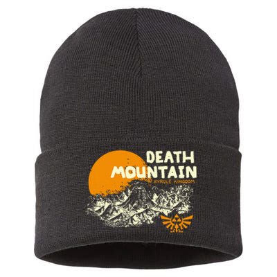 Hyrule Death Mountain Scenery Sustainable Knit Beanie