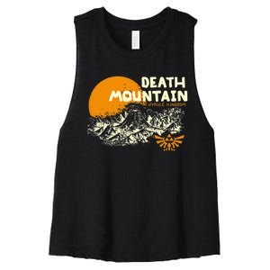 Hyrule Death Mountain Scenery Women's Racerback Cropped Tank