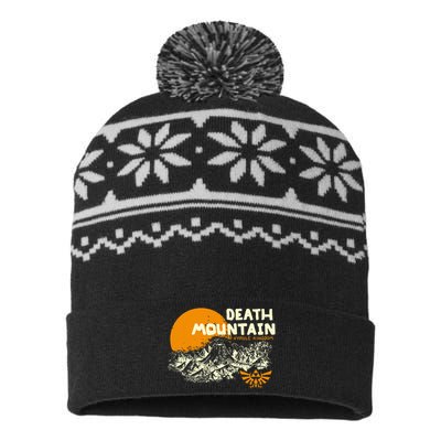 Hyrule Death Mountain Scenery USA-Made Snowflake Beanie