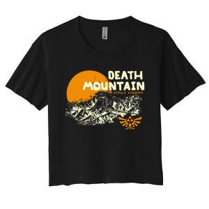 Hyrule Death Mountain Scenery Women's Crop Top Tee