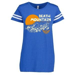 Hyrule Death Mountain Scenery Enza Ladies Jersey Football T-Shirt