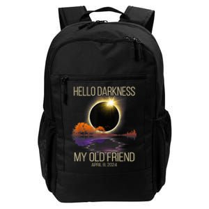 Hello Darkness My Old Friend Solar Eclipse April 08 2024 Daily Commute Backpack