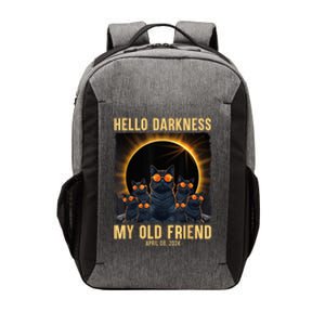 Hello Darkness My Old Friend Solar Eclipse April 08 2024 Vector Backpack