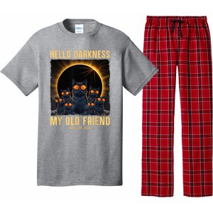 Hello Darkness My Old Friend Solar Eclipse April 08 2024 Pajama Set