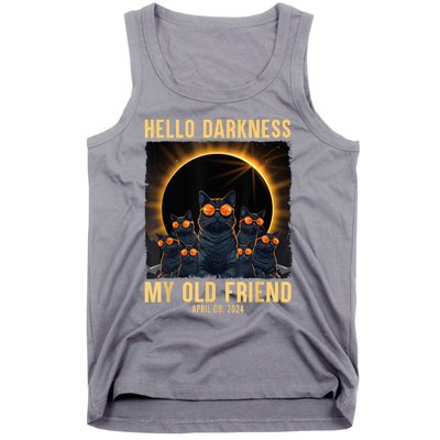 Hello Darkness My Old Friend Solar Eclipse April 08 2024 Tank Top