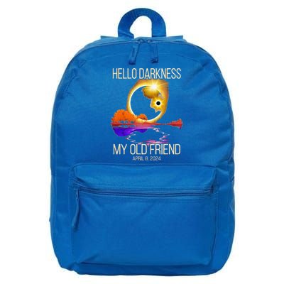 Hello Darkness My Old Friend Solar Eclipse April 08 2024 16 in Basic Backpack