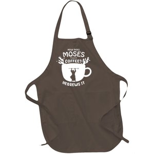 How Does Moses Make Coffee Hebrews It Full-Length Apron With Pockets