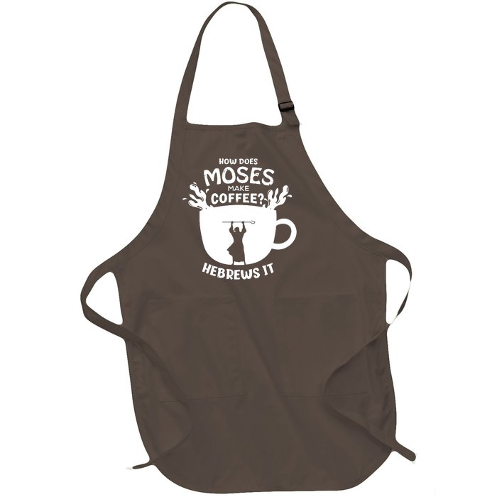 How Does Moses Make Coffee Hebrews It Full-Length Apron With Pockets