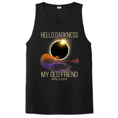 Hello Darkness My Old Friend Solar Eclipse April 08 2024 PosiCharge Competitor Tank