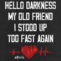 Hello Darkness My Old Friend I Stood Up Too Fast Again Pots 25L Jumbo Tote