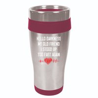 Hello Darkness My Old Friend I Stood Up Too Fast Again Pots 16oz Travel Tumbler