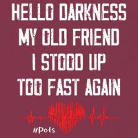 Hello Darkness My Old Friend I Stood Up Too Fast Again Pots 16oz Travel Tumbler