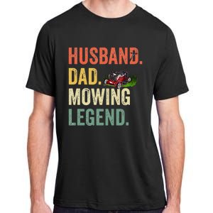 Husband Dad Mowing Legend Lawn Care Gardener Father Funny Adult ChromaSoft Performance T-Shirt