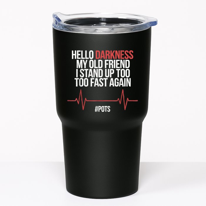 Hello Darkness My Old Friend I Stood Up Too Fast Again Tumbler
