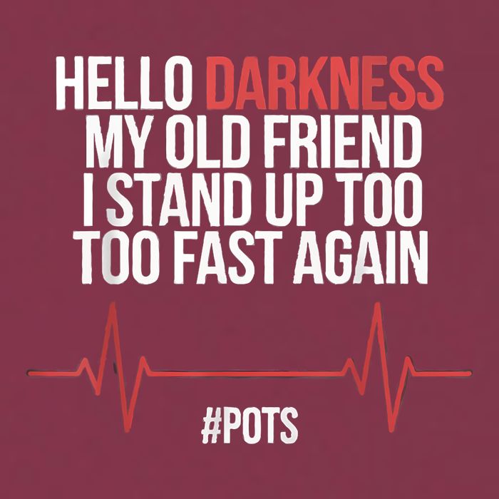 Hello Darkness My Old Friend I Stood Up Too Fast Again 16oz Travel Tumbler