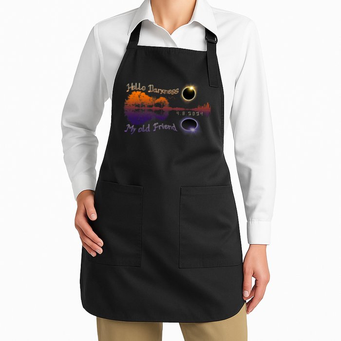 Hello Darkness My Old Friend Solar Eclipse Trending Design Apron