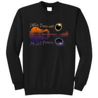 Hello Darkness My Old Friend Solar Eclipse Trending Design Tall Sweatshirt