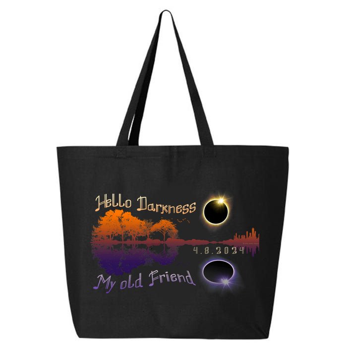Hello Darkness My Old Friend Solar Eclipse Trending Design 25L Jumbo Tote