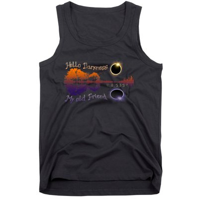 Hello Darkness My Old Friend Solar Eclipse Trending Design Tank Top