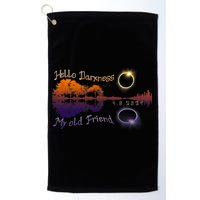 Hello Darkness My Old Friend Solar Eclipse Trending Design Golf Towel
