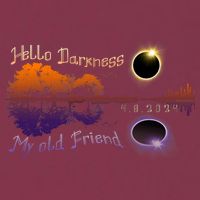 Hello Darkness My Old Friend Solar Eclipse Trending Design 16oz Travel Tumbler