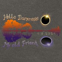 Hello Darkness My Old Friend Solar Eclipse Trending Design Cotton Canvas Backpack