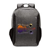 Hello Darkness My Old Friend Solar Eclipse Trending Design Vector Backpack