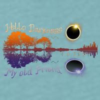 Hello Darkness My Old Friend Solar Eclipse Trending Design Sueded Cloud Jersey T-Shirt
