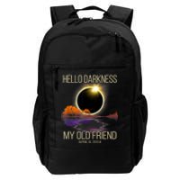 Hello Darkness My Old Friend Solar Eclipse April 08 2024 Daily Commute Backpack