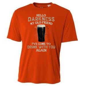 Hello Darkness My Old Friends I've Come To Drink With You Again Cooling Performance Crew T-Shirt