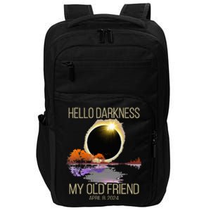 Hello Darkness My Old Friend Solar Eclipse April 08 2024 Impact Tech Backpack