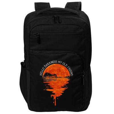 Hello Darkness My Old Friend Hippie Impact Tech Backpack
