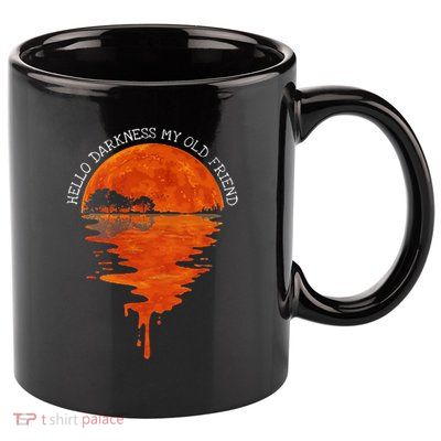 Hello Darkness My Old Friend Hippie 11oz C Handle Ceramic Mug